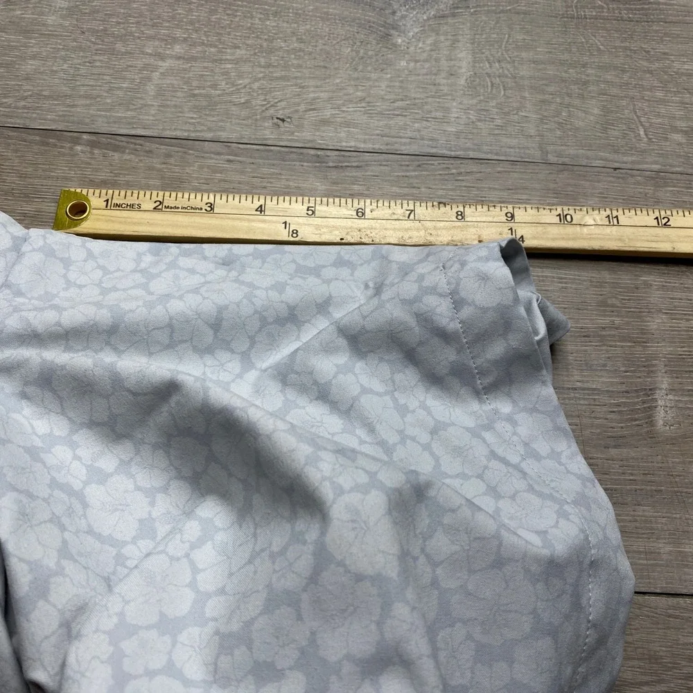 Peter Millar‎ Shorts Mens 34 Blue Floral Crown Sport Polyester Spandex Golf 9 In